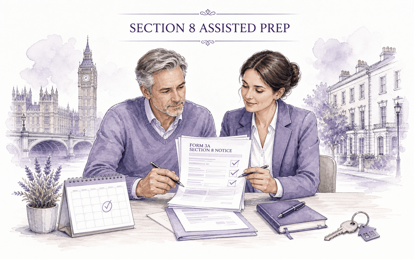 Landlord checking compliance questions before taking action
