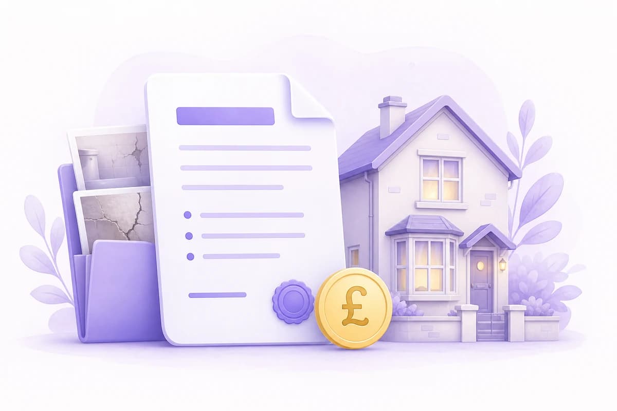 Recover unpaid rent bills or damage situation card