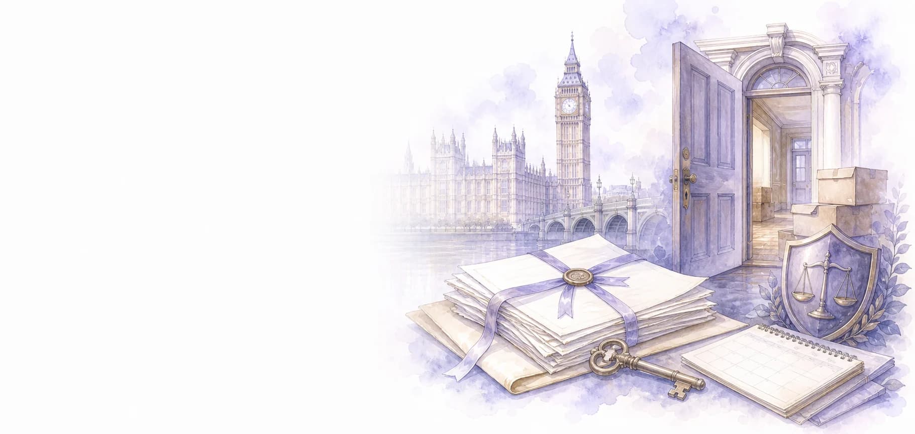England landlord preparing a Form 3A eviction notice after the Renters Rights Act