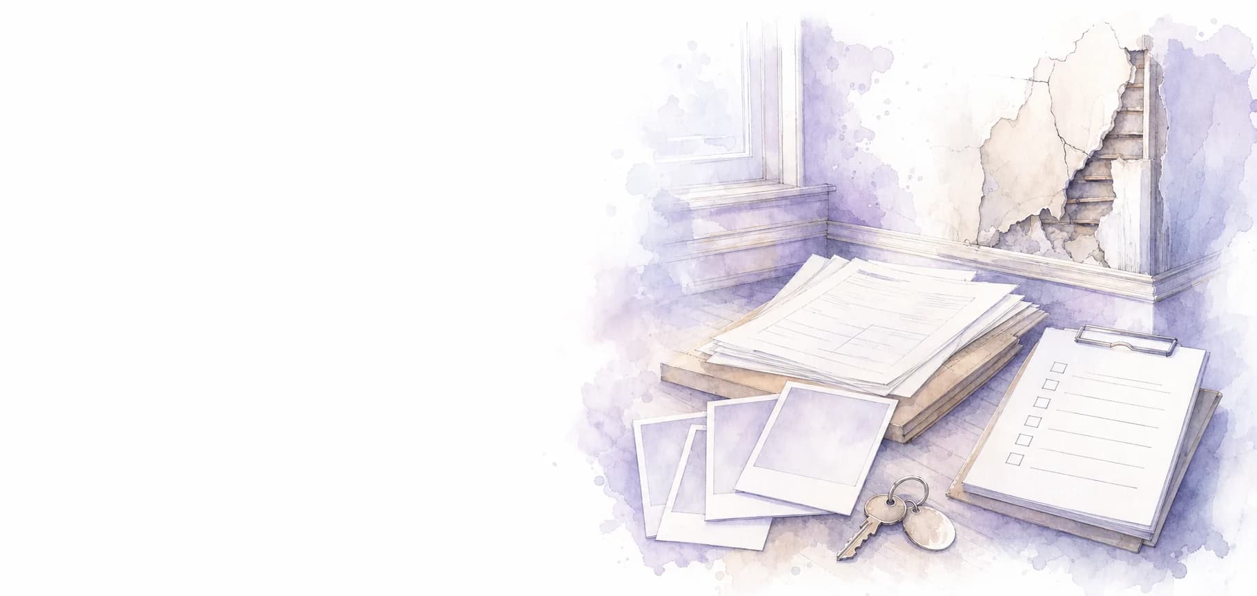 Watercolor illustration for the Section 8 Ground 13 landlord guide