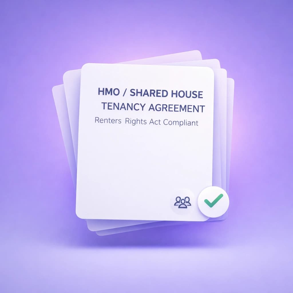 HMO shared house tenancy agreement preview