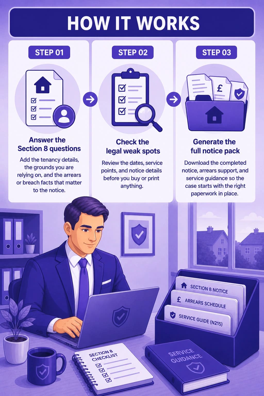 How the Section 8 notice-only pack works
