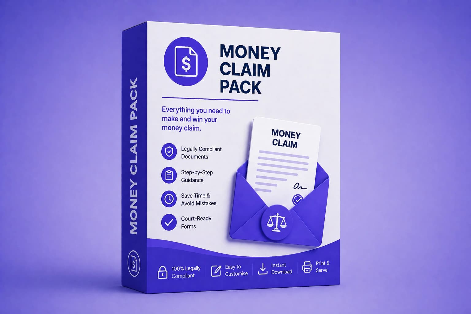 Money claim pack preview