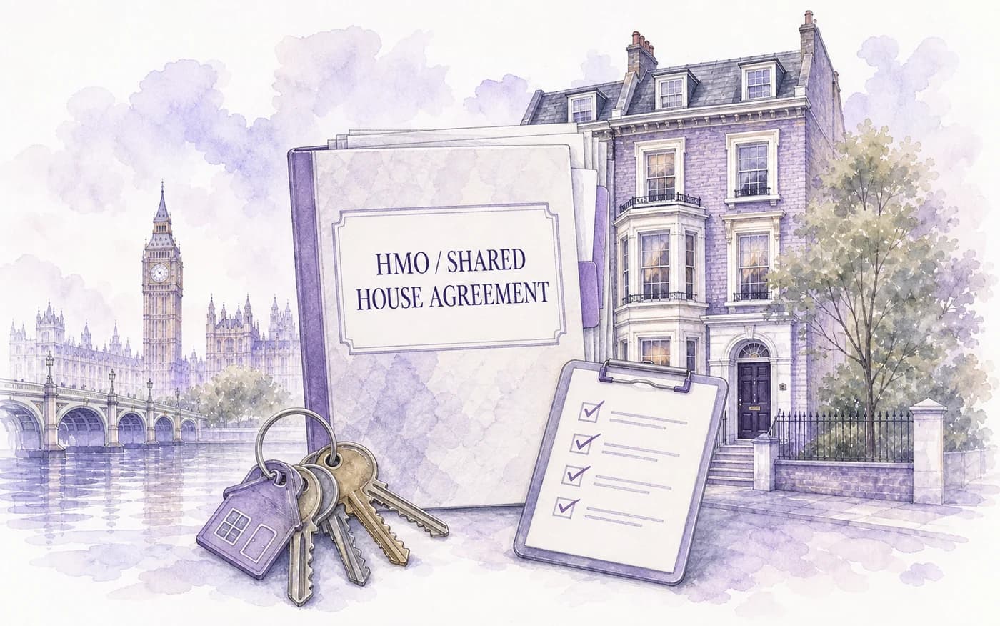 HMO shared house tenancy agreement preview