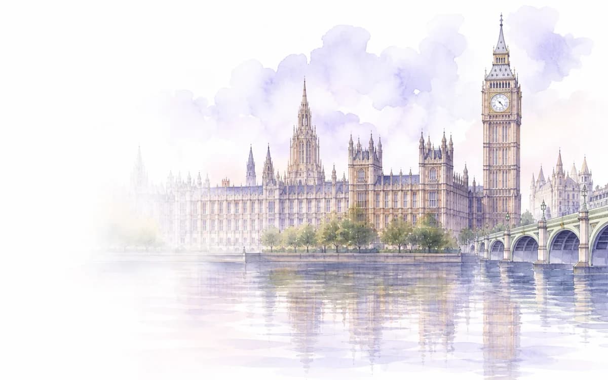Watercolour illustration of a Section 8 notice, calendar and service record